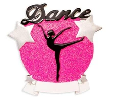 Dance Siloette Personalized Christmas Tree Ornament