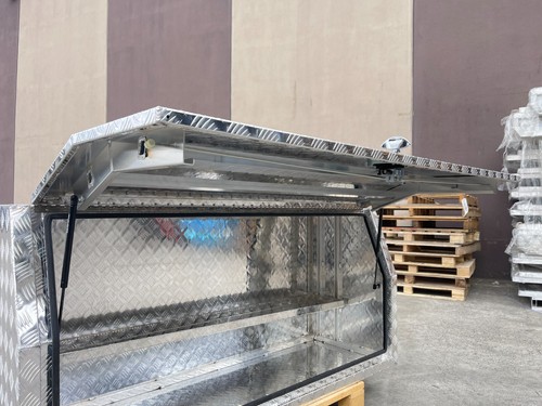 Aluminium Toolbox Full Side Opening UTE TRUCK TRAILER Toolbox 1400 x 600D x 850H - Picture 5 of 6