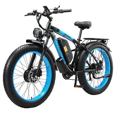 35MPH E-Bike KETELES 26" Dual Motor 48V 23Ah Electric Bicycle for adult US Stock