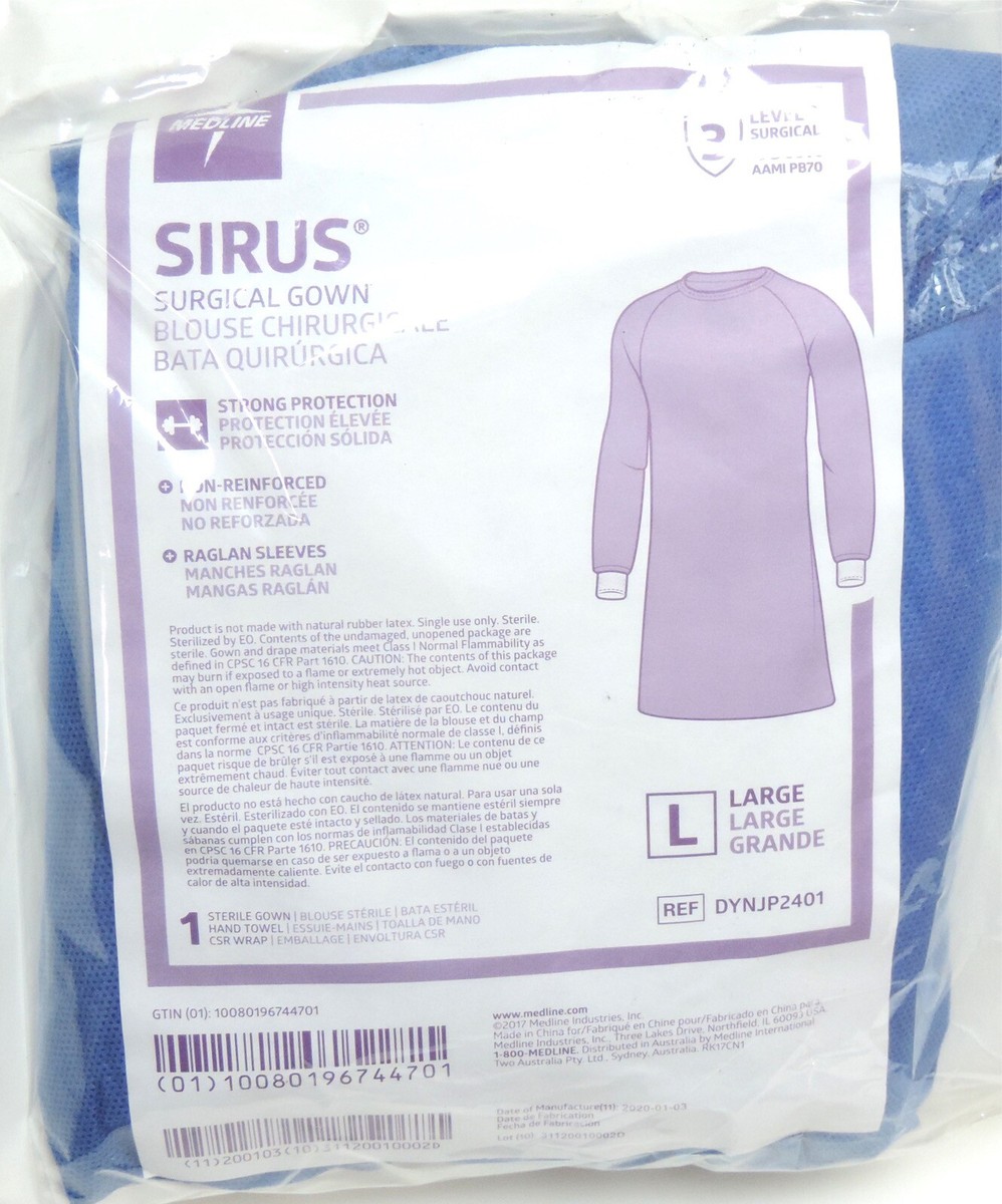 Medline Surgical Gowns Level 4