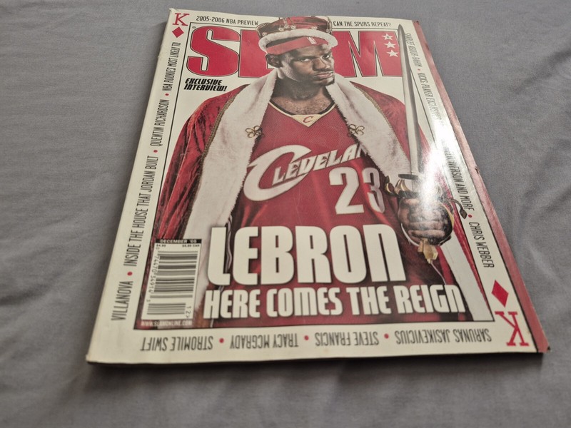 SLAM magazine LeBron James Tracy McGrady Chris Webber Stromile Swift Kobe Bryant