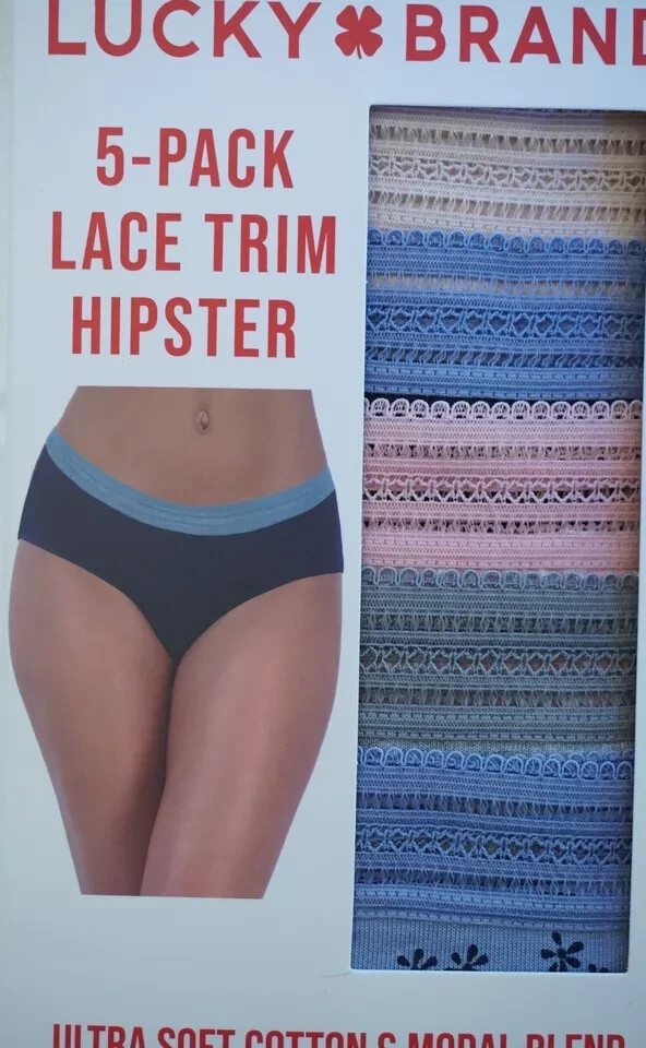 Lucky Brand Ropa Interior Para Mujer, Paquete De 5 Bragas De Bikini De