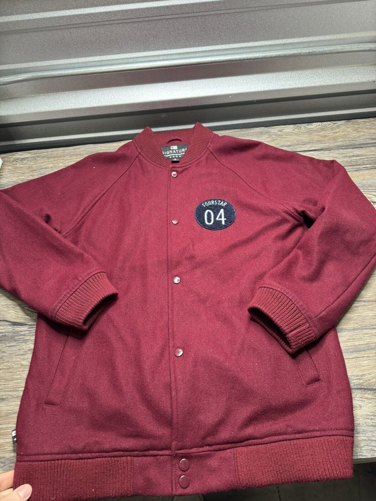 Fourstar Clothing - Bomber jacket - size M Wool J… - image 1