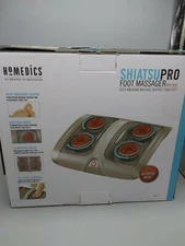 Homedics  Shiatsu Pro Foot Massager with Heat FMS-250HB With Box & Instructions