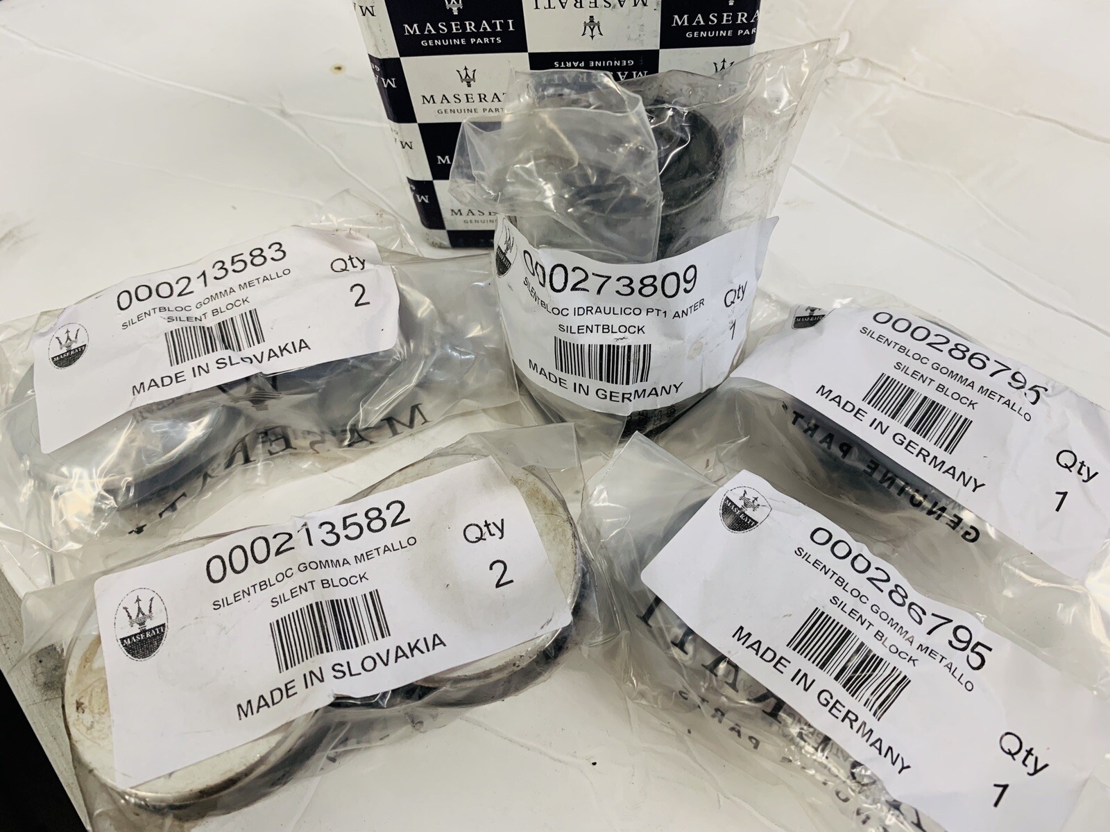 Maserati Quattroporte & GranTurismo Front Control Arms Bushing Kit