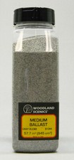 WOODLAND SCENICS 1394 GRAY BLEND MEDIUM BALLAST SHAKER BOTTLE 57 ci WDS1394 NEW