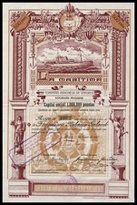 1912 Spain: La Maritima, Compania Mahonesa de Vapores, Spanish Shipping Company