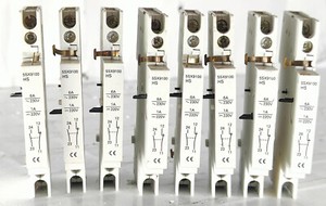 Lot of 8 Siemens 5SX9100HS 6A Auxiliary Contact