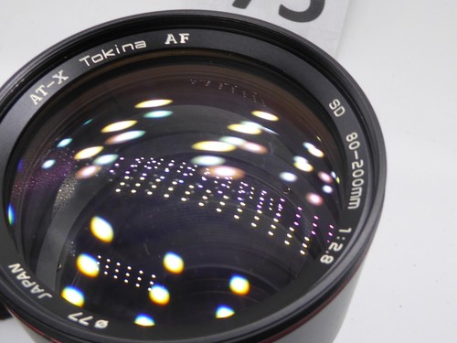 Tokina A/F AT-X 2.8/80-200 Zoom Lens for Nikon Cameras - ATX 80-200mm F/2.8 NI - Picture 7 of 8
