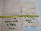 HAGERSTOWN MARYLAND "CANVAS BANK BAGS"   !!! LARGE & SMALL SET !!!! — photo 4