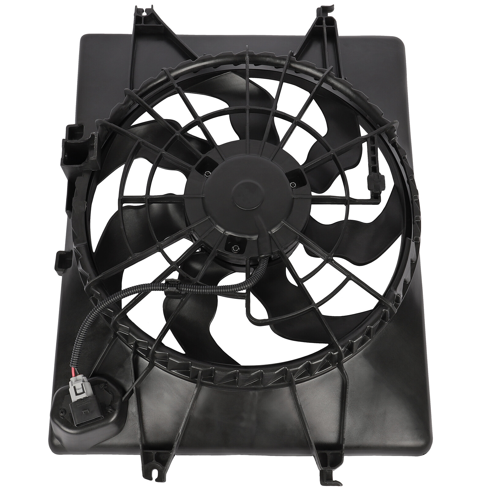 Cooling Fan and Radiator Condenser Assembly For 2011-2012 Hyundai Sonata 2.4L