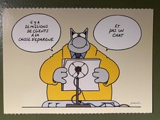 Carte Postale Ex Libris Le Chat Geluck Caisse D’epargne 