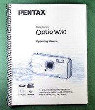Ricoh Optio W30 OPerating Manual: 212 Pages  Protective Covers 