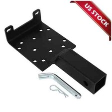 Universal 2 Receiver Trailer Hitch Winch Mount Plate Winch Mounting Bracket Universal 2 Receiver Trailer Hitch Winch Mount Plate Winch Mounting Bracket