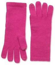 NEW NIP Sofia Cashmere 100 Cashmere Smartphone Touch Screen Gloves Pink