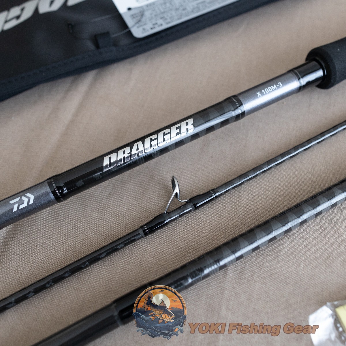 Watch Product Video-Daiwa DRAGGER X 100M-3 Spinning Rod Shipping