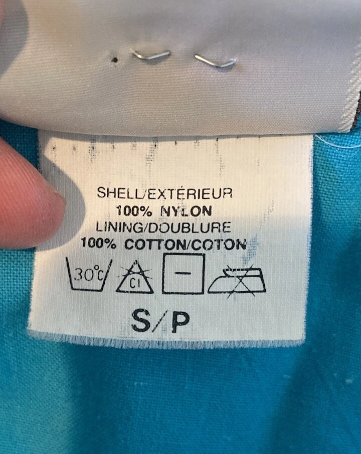 The shirt company Chaqueta Vintage Hombre Cremallera Completa Talla S Azul Púrpura G1 Foto 4 de 4