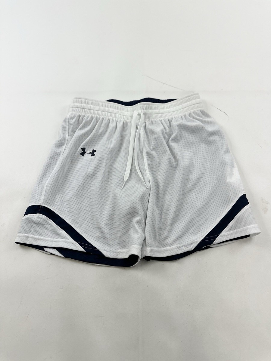 Under Armour Shorts Women's M Blue White Basketball Reversible