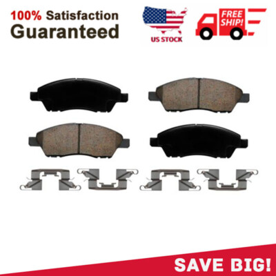 FIT 2012 - 2014 2015 2016 Nissan Versa Note Front Ceramic Brake Pads w/Hardware！