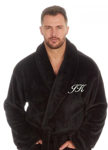 next mens personalised dressing gown
