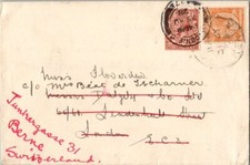 Kenya Uganda & Tanganyika Kenya and Uganda 20c KGV to London, England.  Forwarde