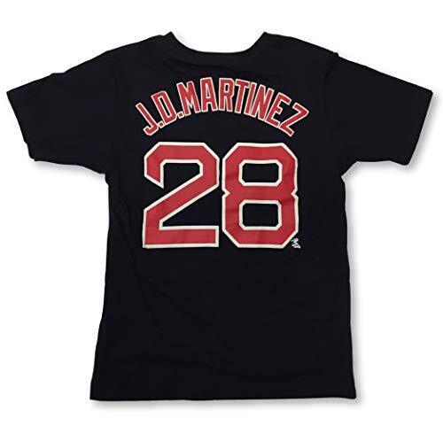 T-Shirt Boston Red Sox Jungen Jugend J.D Martinez #28 Spieler Name Nummer MED 8/10 - Bild 1 von 2