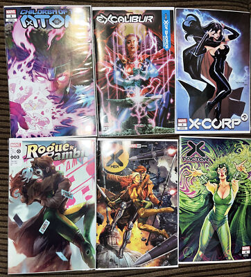 Marvel X-men Exclusive Trade Lot 6x Rogue Gambit X Factor X Corp Wolverine Atom
