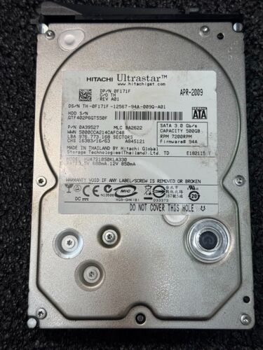 EMC 005048607 500GB 7.2K RPM 32MB Cache 3Gb/s SATA HDD 3.5" - Picture 2 of 7