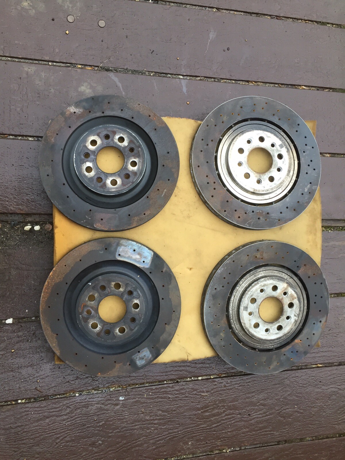 NO SHIPPING ! 2018 2019 2020 Maserati Ghibli AWD Brake Rotor set Front Rear OEM