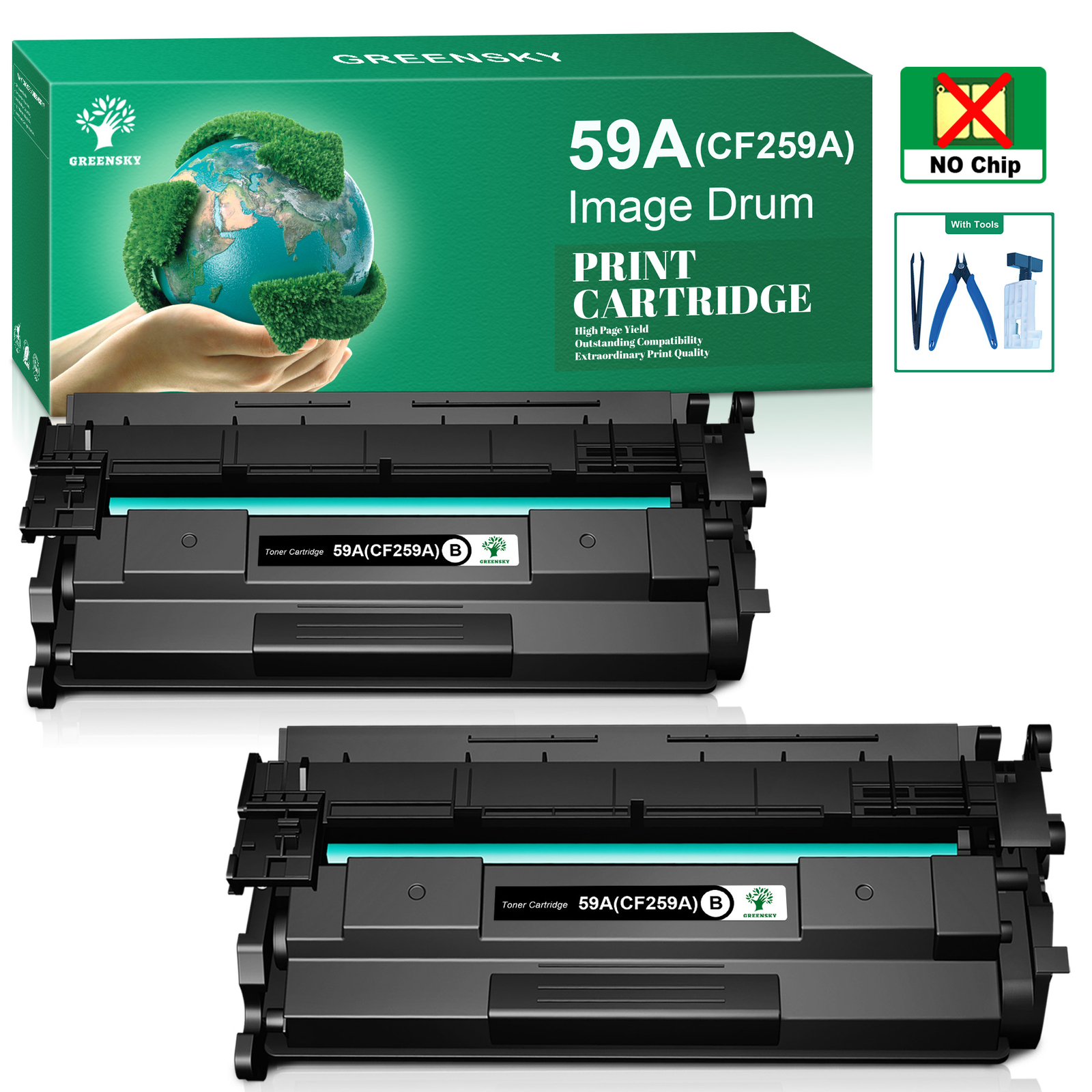 LCL Compatible Cartucho de Tóner 59A 59X CF259A CF259X 10,000 páginas