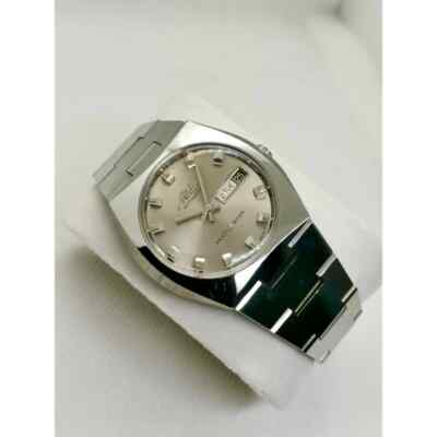 NICE VINTAGE MIDO MULTI STAR TONNEAU SHAPE AUTOMATIC DAY DATE DRESS GENTS 77