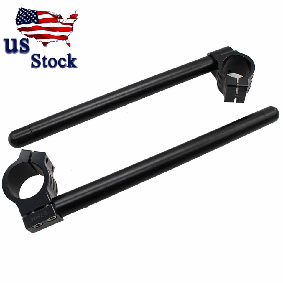 Manillar con clip de horquilla regular 39 mm negro CNC negro para Honda CBR250R 2011 2012 2013 Foto 4 de 4