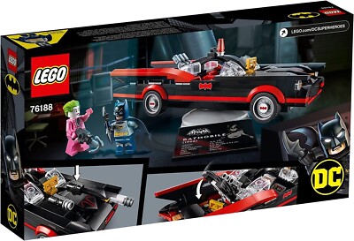 order J7 ♡ Lego Batman Classic TV Series Batmobile 76188 Building Toy with