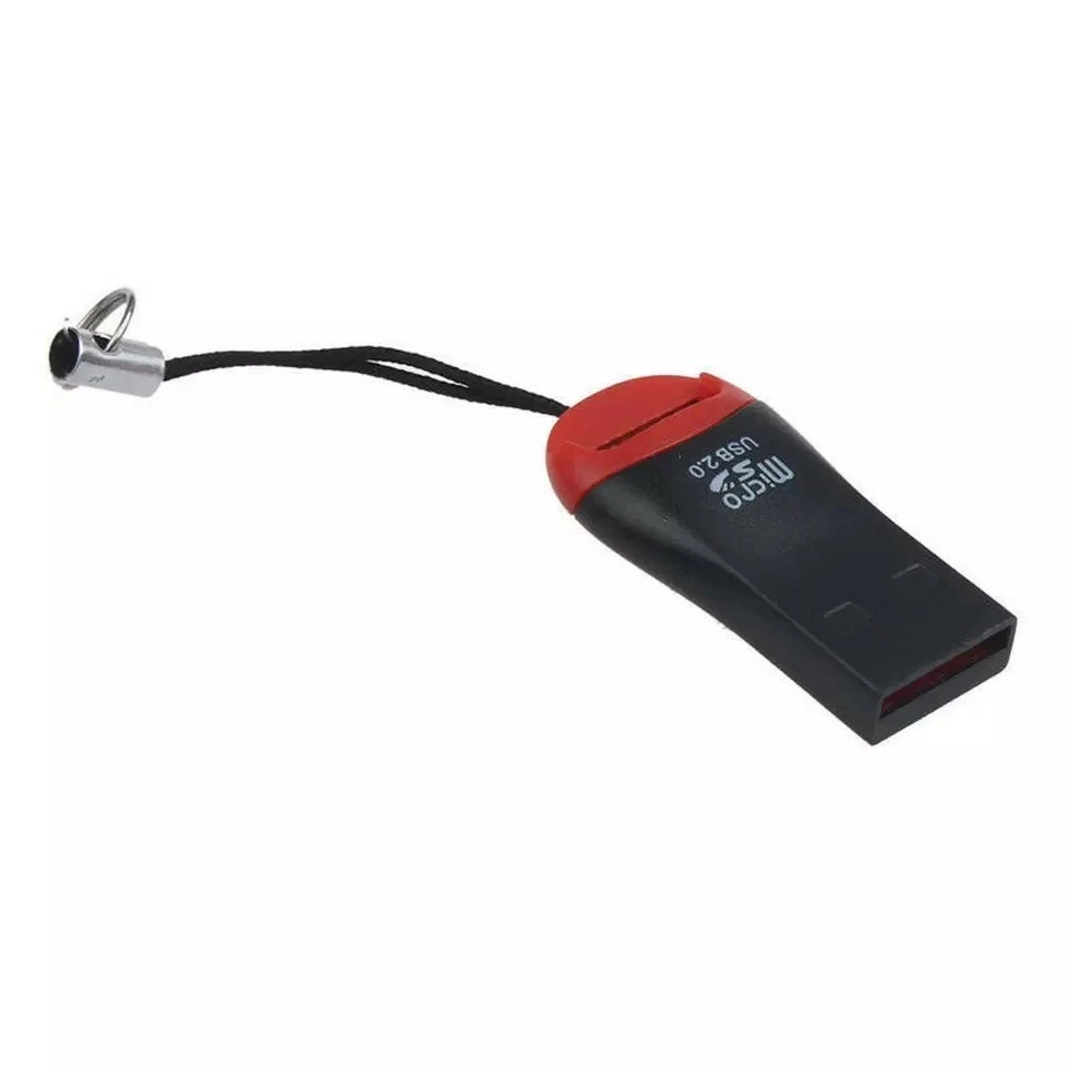 LETTORE ADATTATORE MICRO SD USB 2.0 CARD READER SDHC SCHEDE MEMORIA CHIAVETTA - Immagine 4 di 4