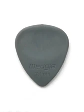 Wedgie Rubber Guitar Picks | 3.1mm | Medium | Grey | 3 pcs