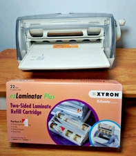 Xyron ezLaminator Plus No-Heat Cold Seal Laminating Machine With Extra Cartridge