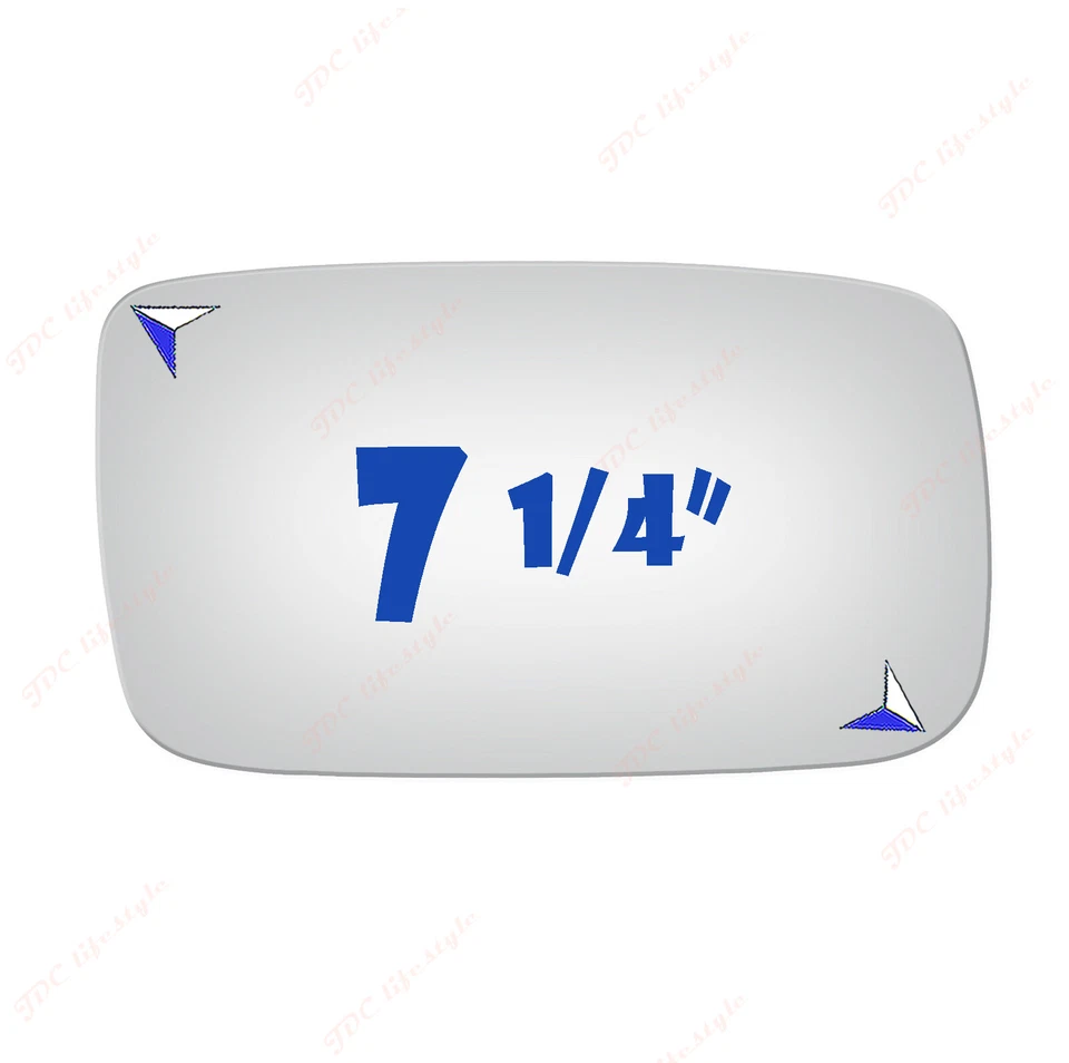 NUEVO para 80' Volvo 240 740 760 940 espejo retrovisor lateral pasajero vidrio #3652 Foto 2 de 4