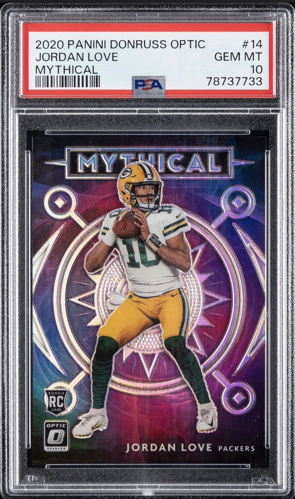 2020 Panini Donruss Optic Jordan Love Rookie Mythical SP Case Hit - PSA 10 💎