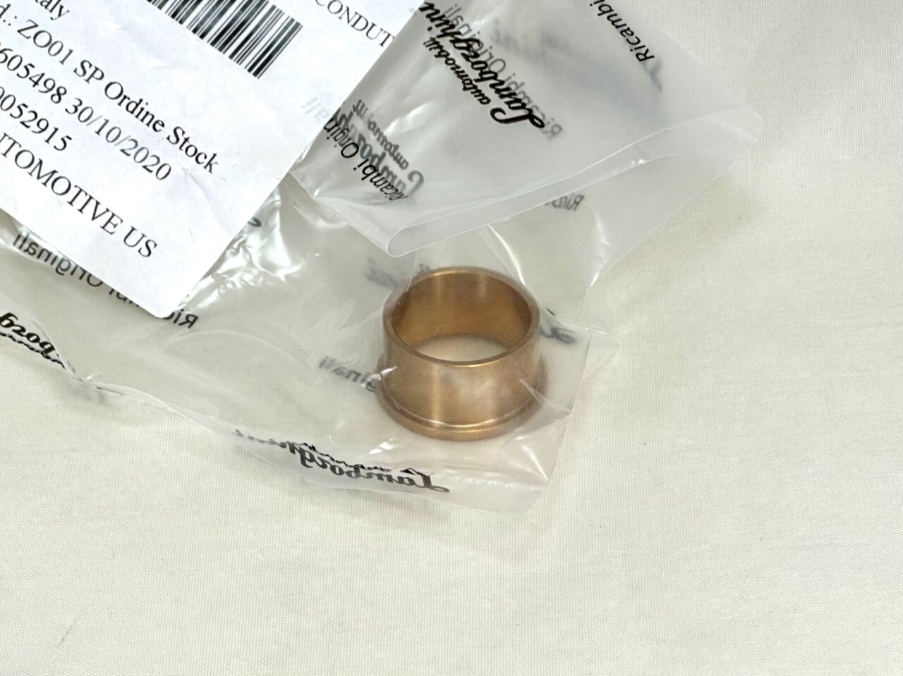 Lamborghini Miura Oil Pump Bushing Brand New OEM 001502295