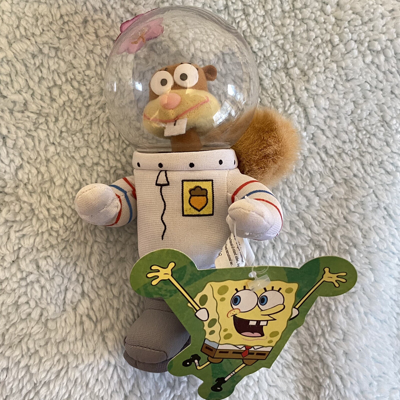 Nickelodeon Colorbok SpongeBob Plush Sandy Cheeks Toy Figure 2002 7” eBay