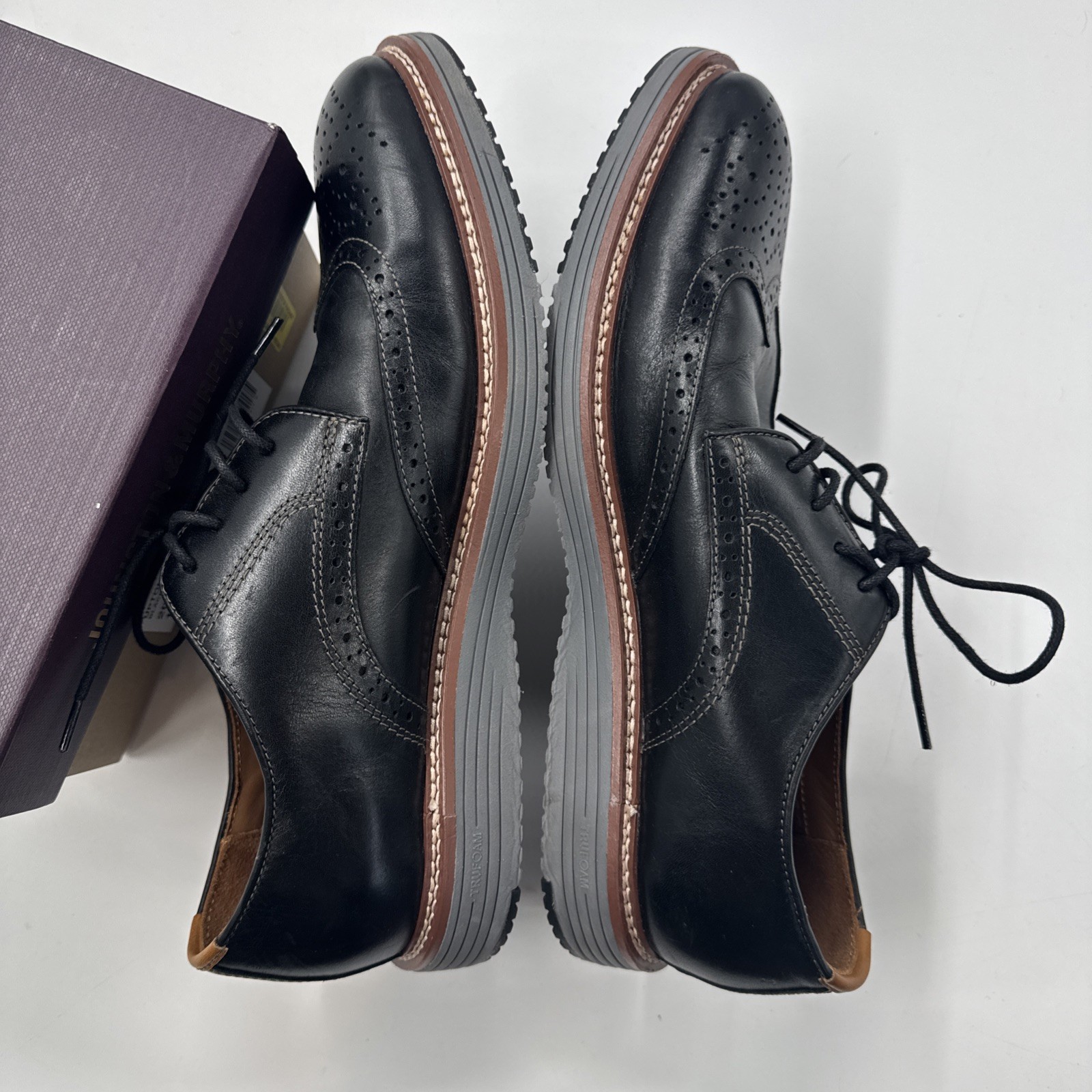 Johnston Murphy Leather Upton Wingtip Oxford Shoe… - image 7