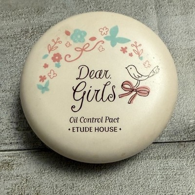 Etude House Dear Girls Oil Control Pact Compact w/ Mirror South Korea