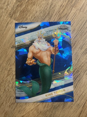 #ad King Triton 2025 Topps Chrome Disney Sapphire No. 61 Little Mermaid $4.99