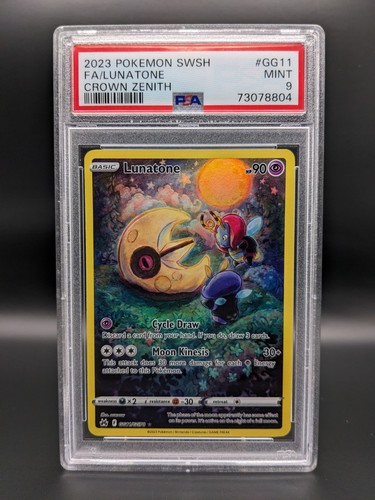 Lunatone graded PSA 9 for sale on eBay