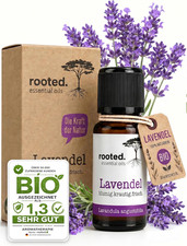 Rooted.  BIO Lavendelöl 10Ml [100% NATURREIN...