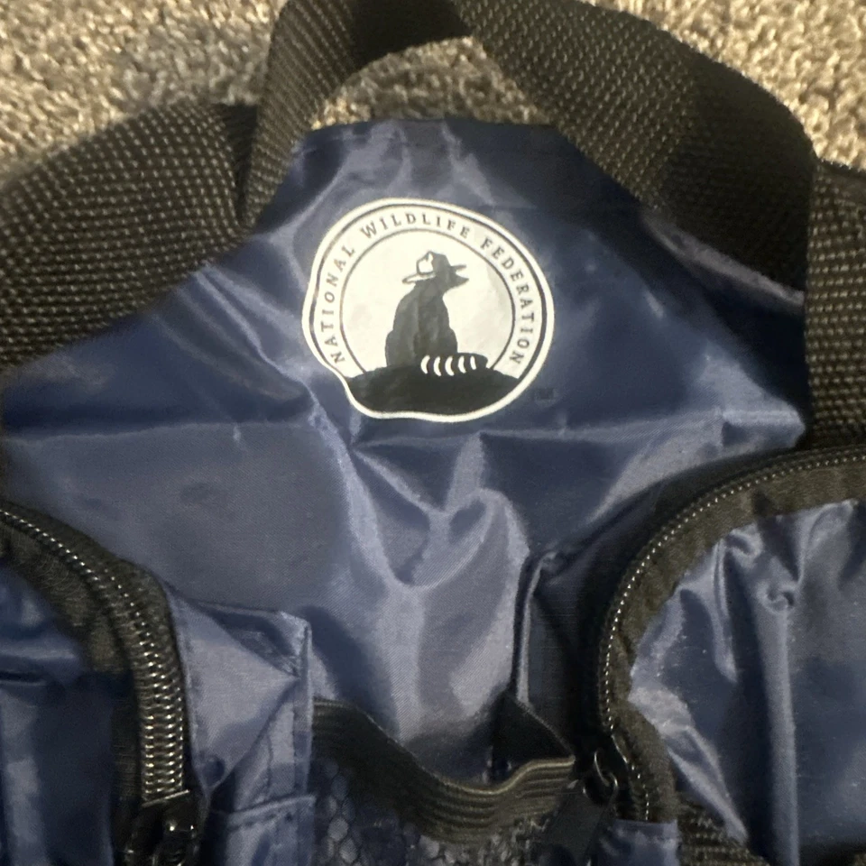 Bolso de Lona Pequeño Ligero National Wildlife Correa para el Hombro Bolsillos de Malla Foto 2 de 4