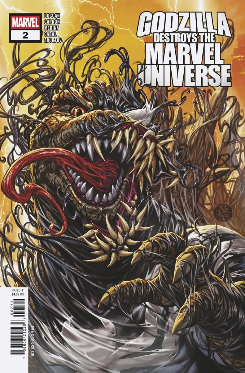 特撮 Godzilla Destroys the Marvel Universe #2 GODZILLA DESTROYS THE MARVEL UNIVERSE #2 **COVER SELECT** PRE-SALE