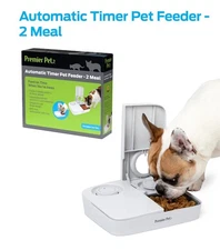 Premier Pet Automatic Timer Pet Feeder Bowl Portion Controller New Sealed