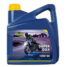 Putoline Super DX4 10w40 Semi Synthetic Motorcycle Motorbike Engine Oil 4 Litres 7.99 per litre