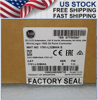 NEW Unopened AB 1761-L32BWA SER E Micrologix 1000 32 Point Controller PLC 1PC US